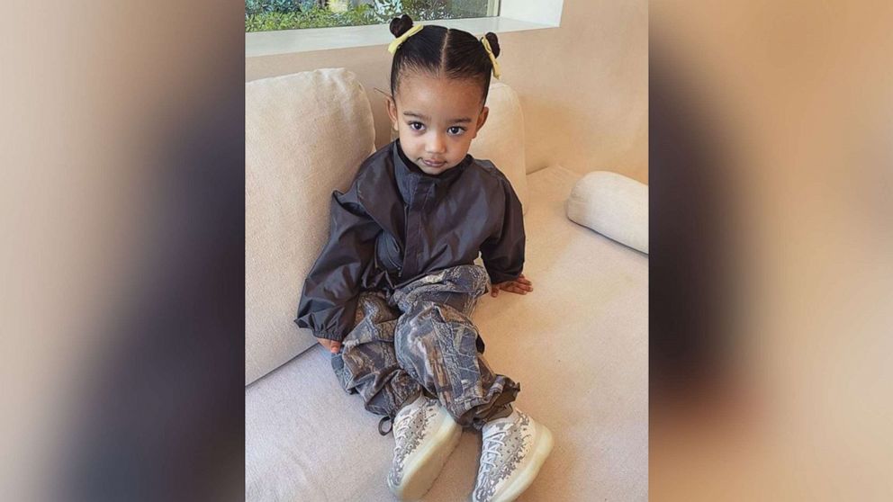 A photo posted to Kim Kardashian's Instagram account on Jan. 15, 2020, show her daughter, Chicago West posing.