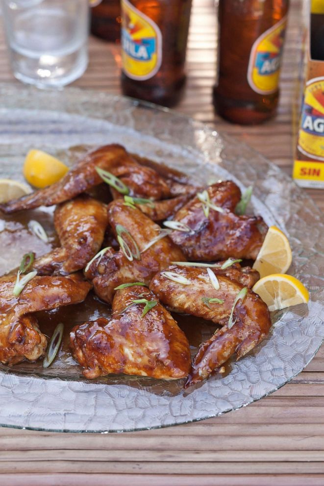 PHOTO: Chef LorenaGarcia shared her recipes with "Good Morning America" for her spicy chicken wings with hot sauce, honey and chile, her grilled street corn and a refreshing pineapple mint frappe.