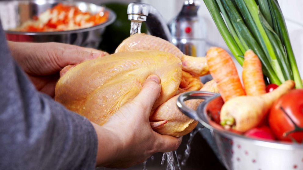 PHOTO: Chicken is prepared a dish in this undated stock photo.