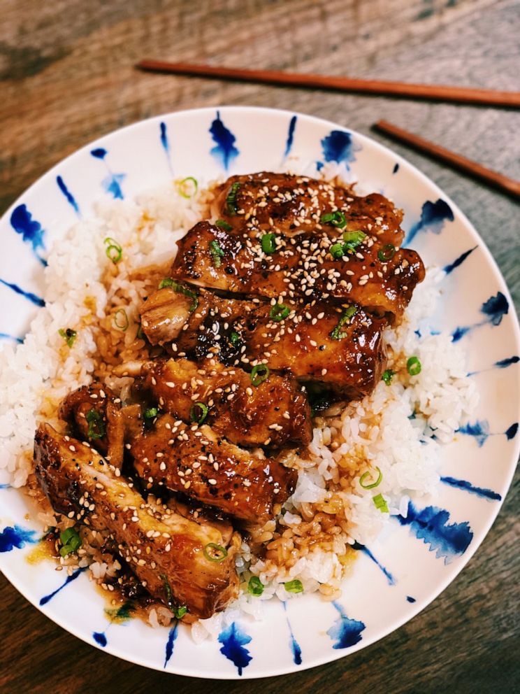 PHOTO: Teriyaki glazed chicken from Tiffy Cooks 20-minute dinners in 21 days series.
