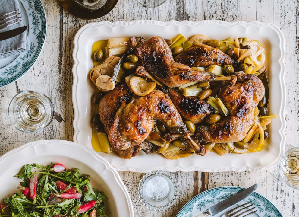 PHOTO: Chicken confit from "À Table," by Rebekah Peppler.