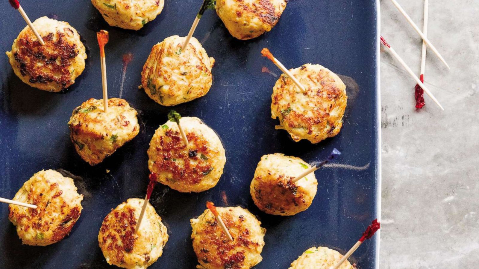 PHOTO: Chicken meatloaf balls from Carla Hall's new cookbook.