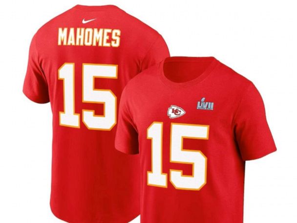 Patrick Mahomes Chiefs Girls Name and Number Short Sleeve Player T Shirt