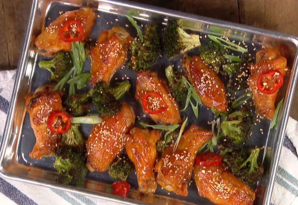 PHOTO: Daphne Oz shares her recipe for spicy sheetpan chicken wings.