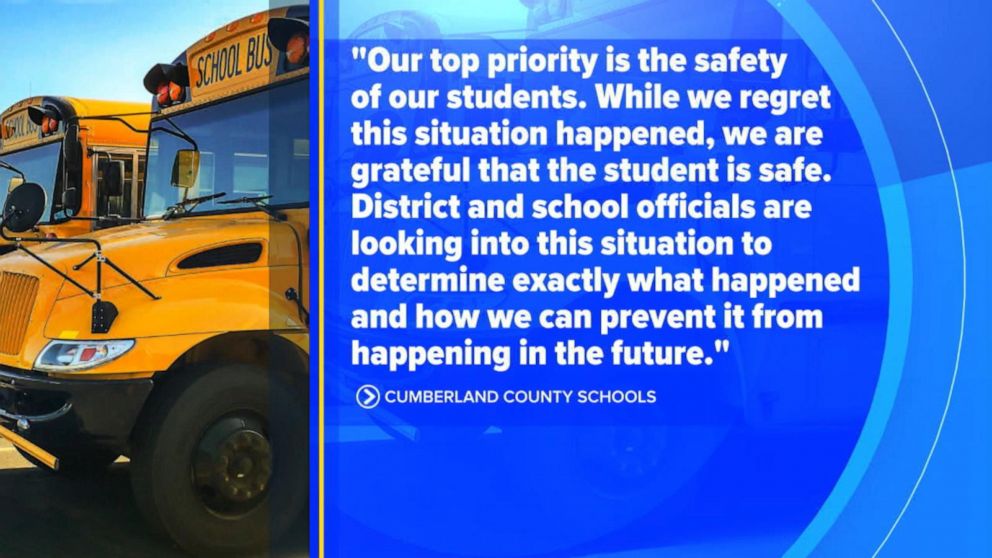 PHOTO: Cumberland County Schools released a statement to ABC News in response to the incident involving Tracy Williamson's son.
