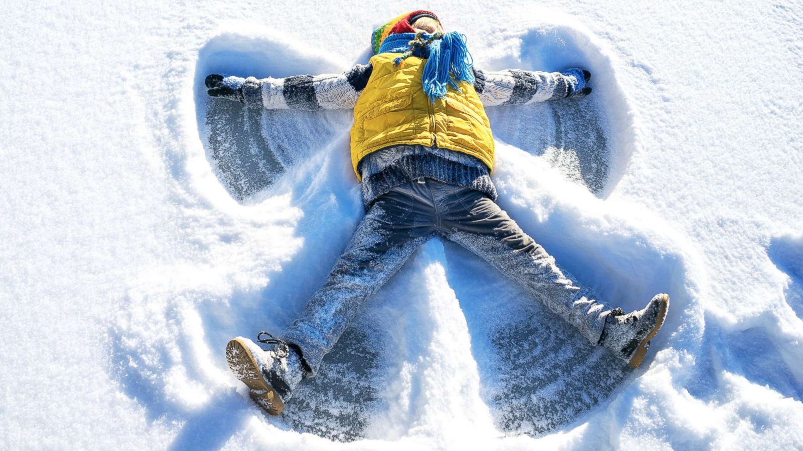 PHOTO: A child plays in the snow in the undated stock photo.