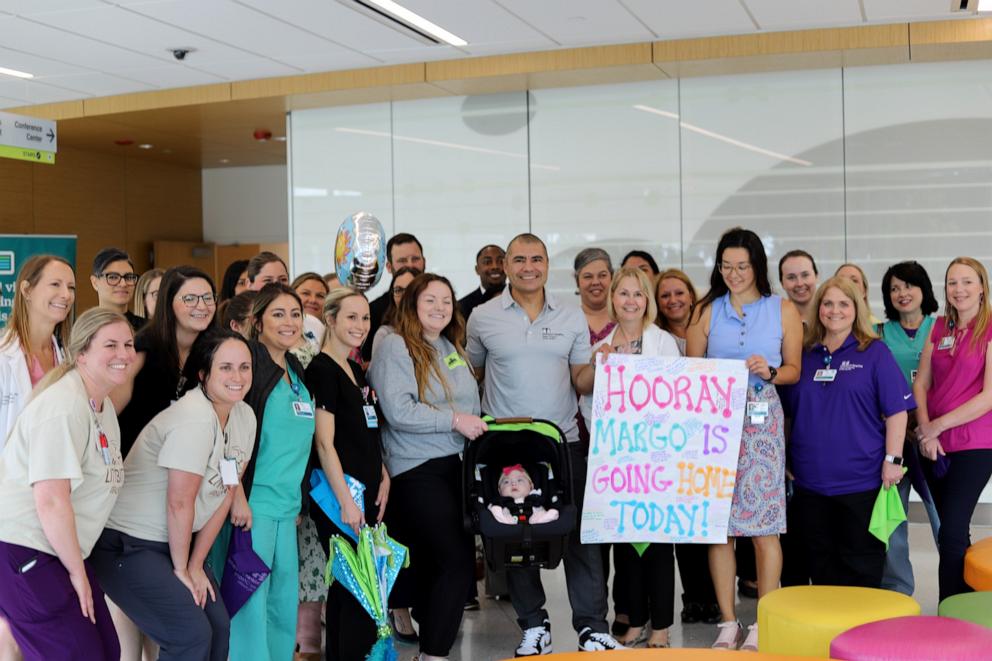 PHOTO: Margo was born Aug. 14, 2023 and spent the first nine months of her life in the neonatal intensive care unit. Margo was discharged from Children’s Hospital New Orleans on June 4.