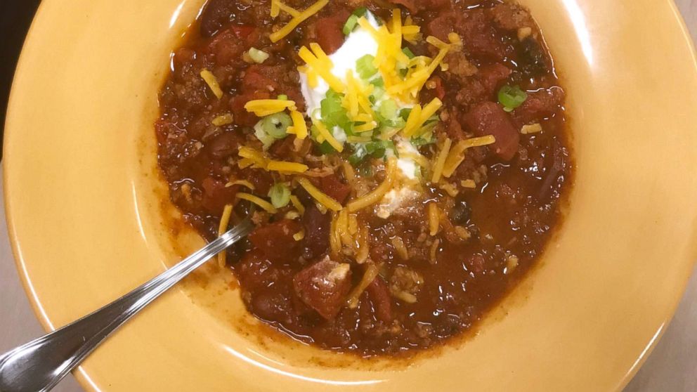 PHOTO: Retired firefighter Ray Cooney, host of "Firehouse Kitchen" shares his recipe for bacon beef chili.