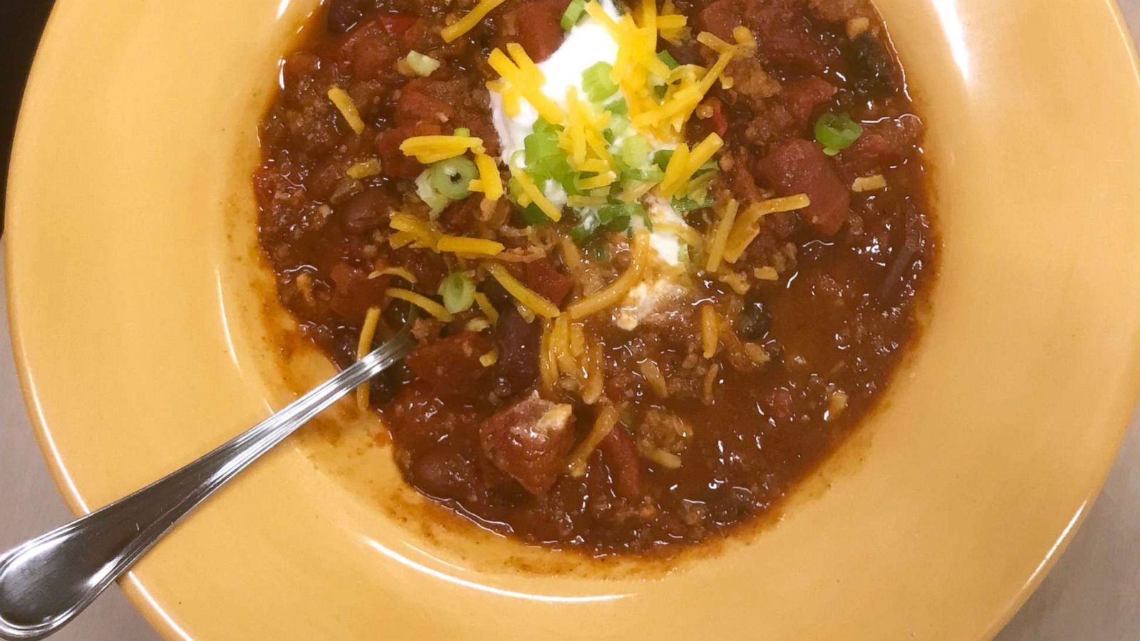 PHOTO: Retired firefighter Ray Cooney, host of "Firehouse Kitchen" shares his recipe for bacon beef chili.