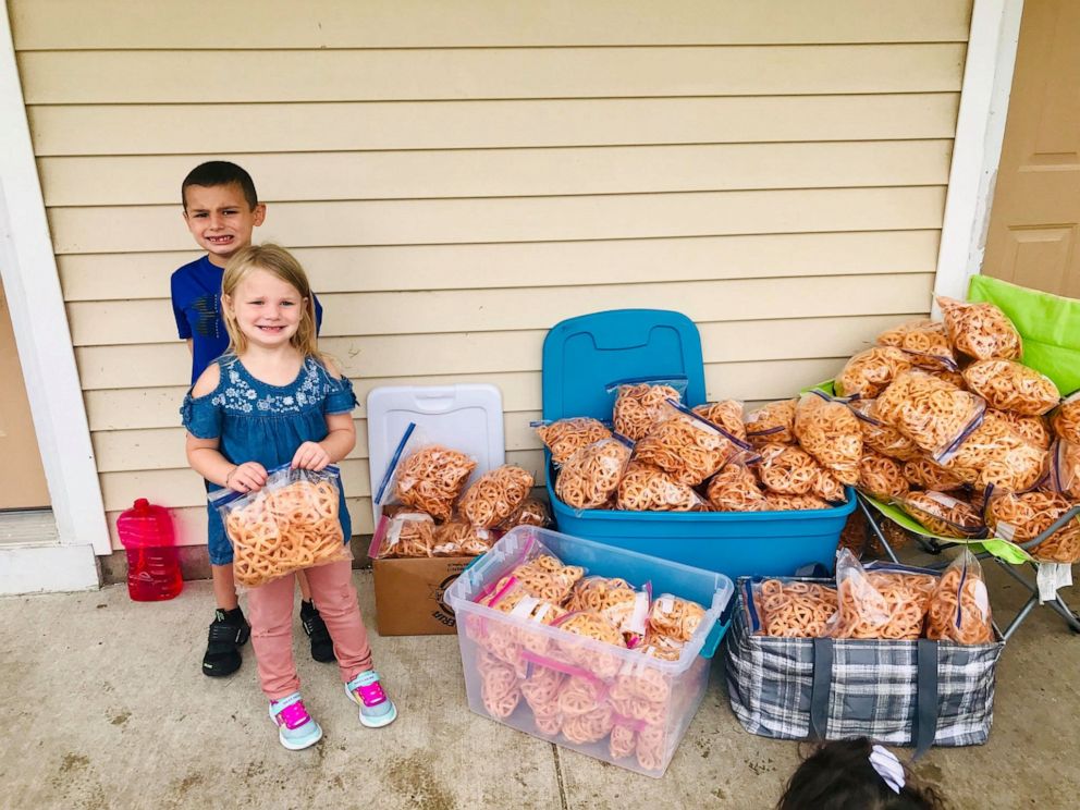 PHOTO: The Quezada family make and sell fried pinwheel chips to raise money for back to school supplies for kids in need.