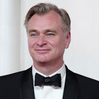 PHOTO: Christopher Nolan arrives at the Oscars, March 10, 2024, at the Dolby Theatre in Los Angeles. 