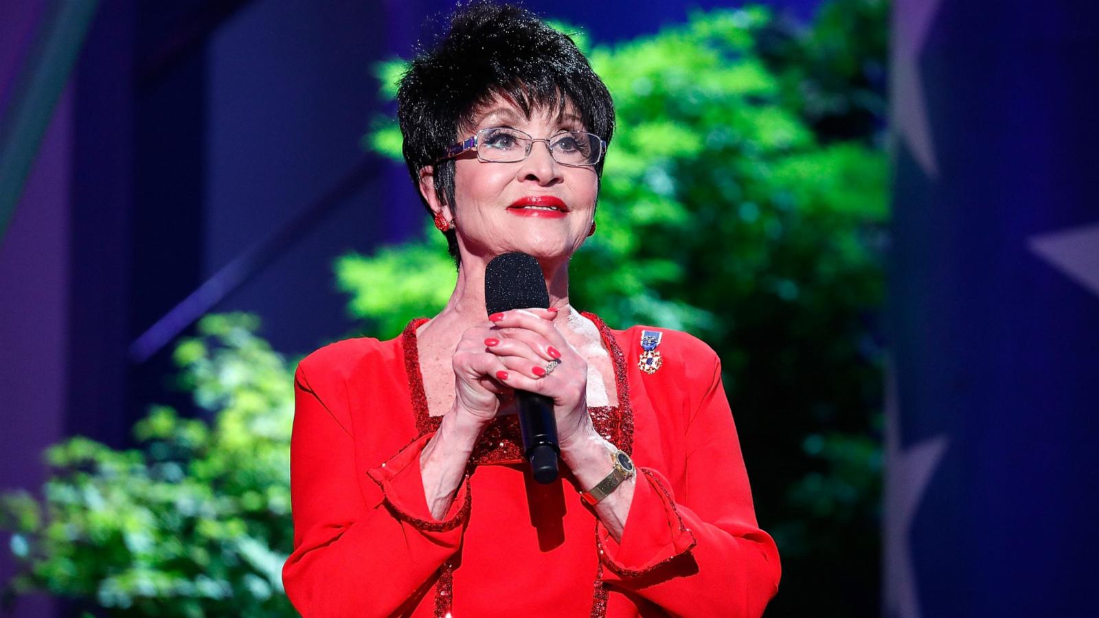 PHOTO: Theatrical icon and one of Broadway's greatest triple-threat talents Chita Rivera onstage at the 2018 A Capitol Fourth rehearsals at U.S. Capitol, West Lawn on July 3, 2018 in Washington, DC.