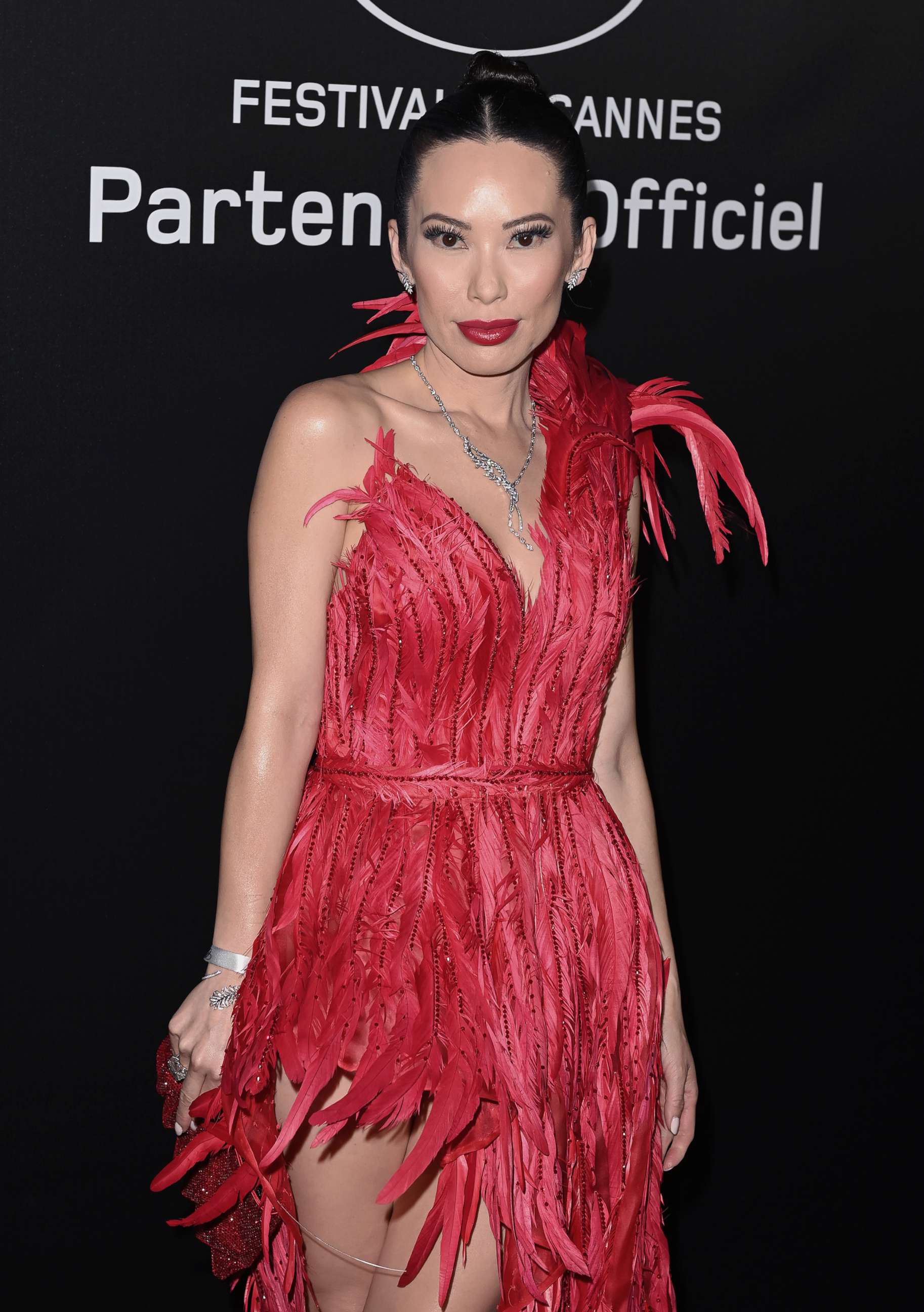 PHOTO: Christine Chiu attends an event on July 9, 2021 in Cannes, France.