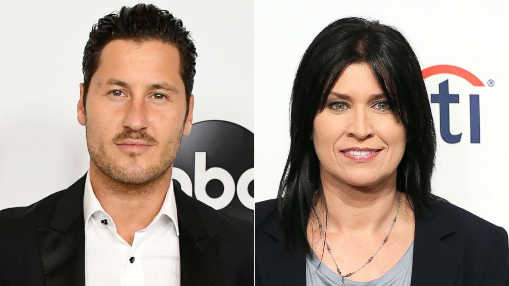 PHOTO: Valentin Chmerkovskiy attends an event on Aug. 7, 2018 in Beverly Hills, Calif.|Nancy McKeon attends an event on Sept. 15, 2014, in Beverly Hills, Calif.