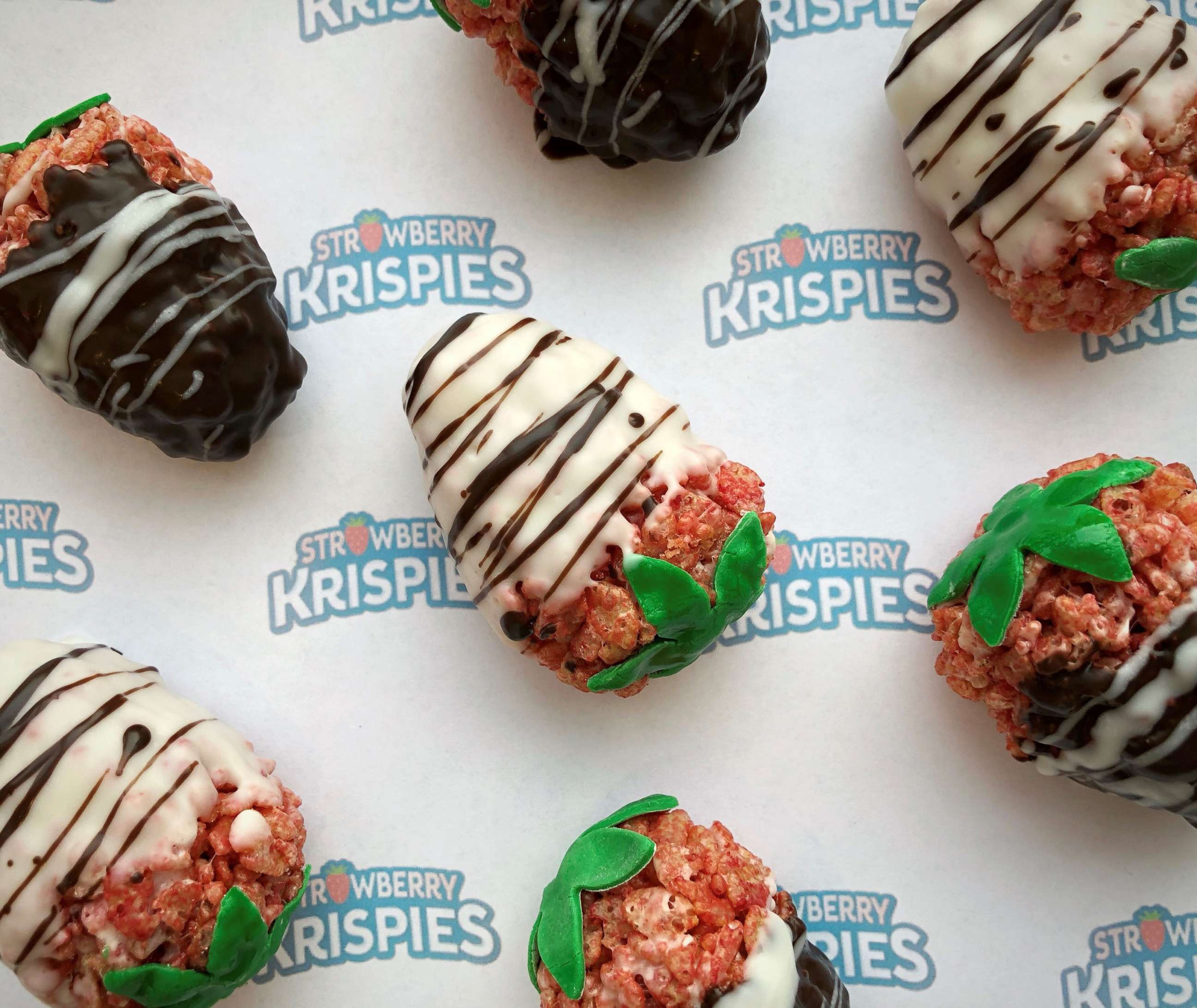 PHOTO: Chocolate-covered Strawberry Krispies Treats are a perfect Valentine's Day treat!