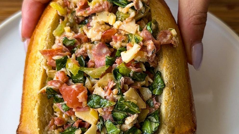 Taste the TikTok trend: How to make chopped salad sandwiches