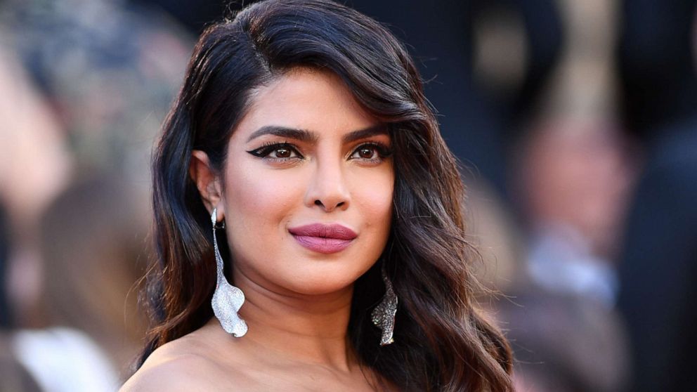 Priyanka Chopra arrives for the screening of the film 'Rocketman' during the 72nd annual Cannes Film Festival in Cannes, France on May 16, 2019.