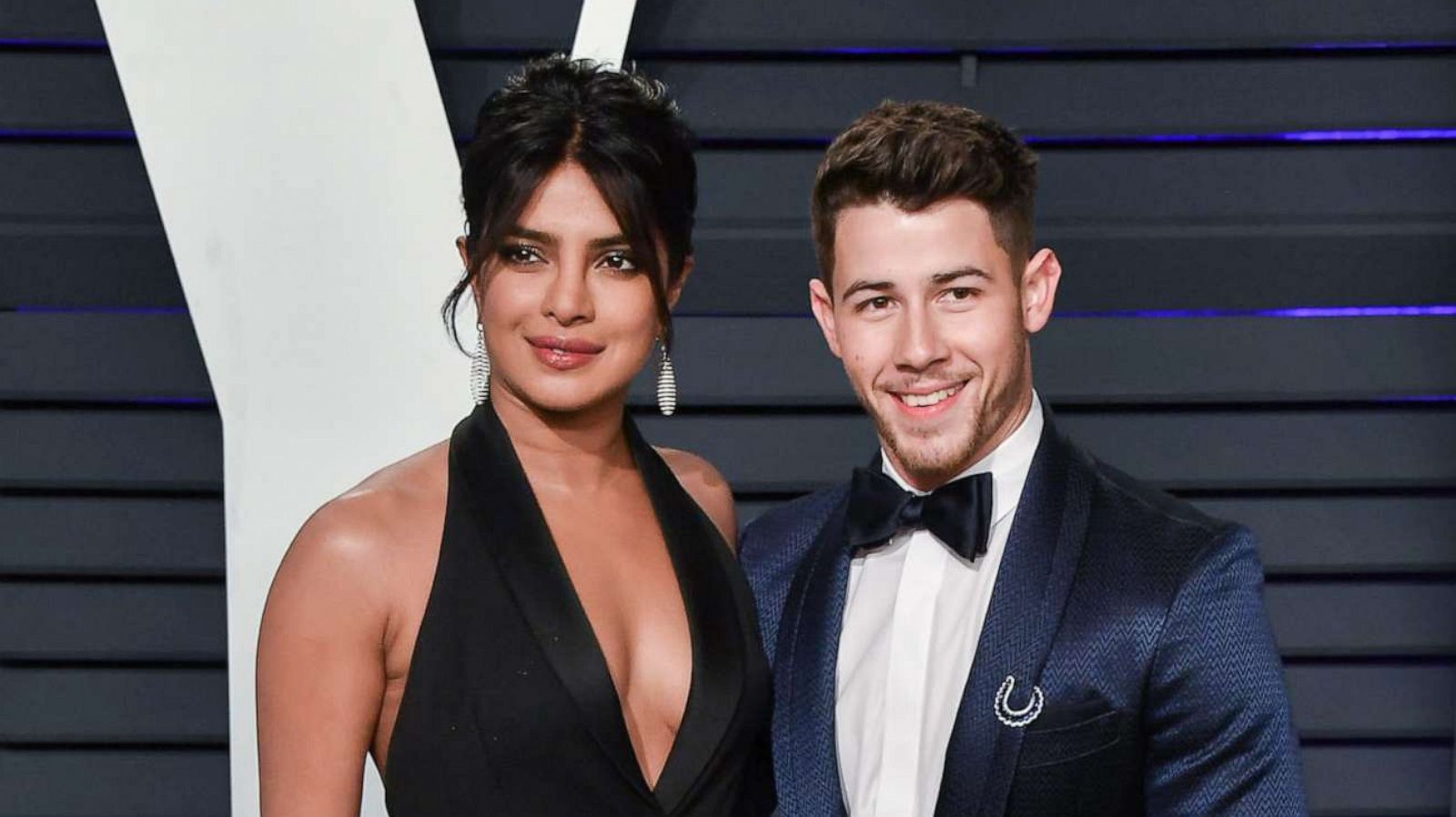 PHOTO: Priyanka Chopra and Nick Jonas attend the 2019 Vanity Fair Oscar Party hosted by Radhika Jones at Wallis Annenberg Center for the Performing Arts on Feb. 24, 2019, in Beverly Hills, Calif.