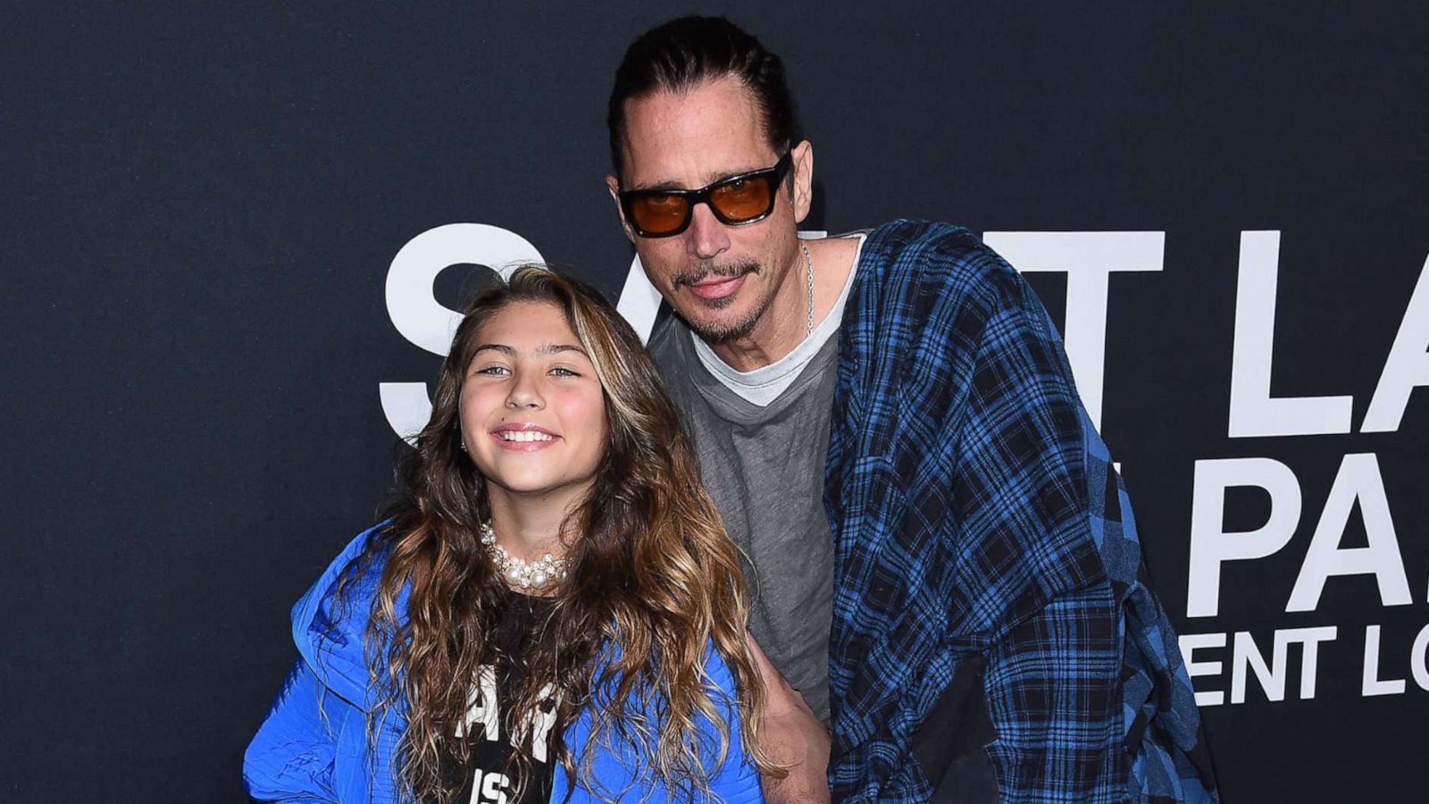 PHOTO: In this Feb. 10, 2016, file photo, musician Chris Cornell and daughter Lily Cornell are shown in Los Angeles.