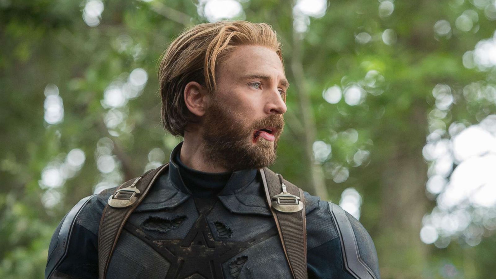 PHOTO: Chris Evans is Captain America in Marvel's 2018 film, "Avengers: Infinity War."