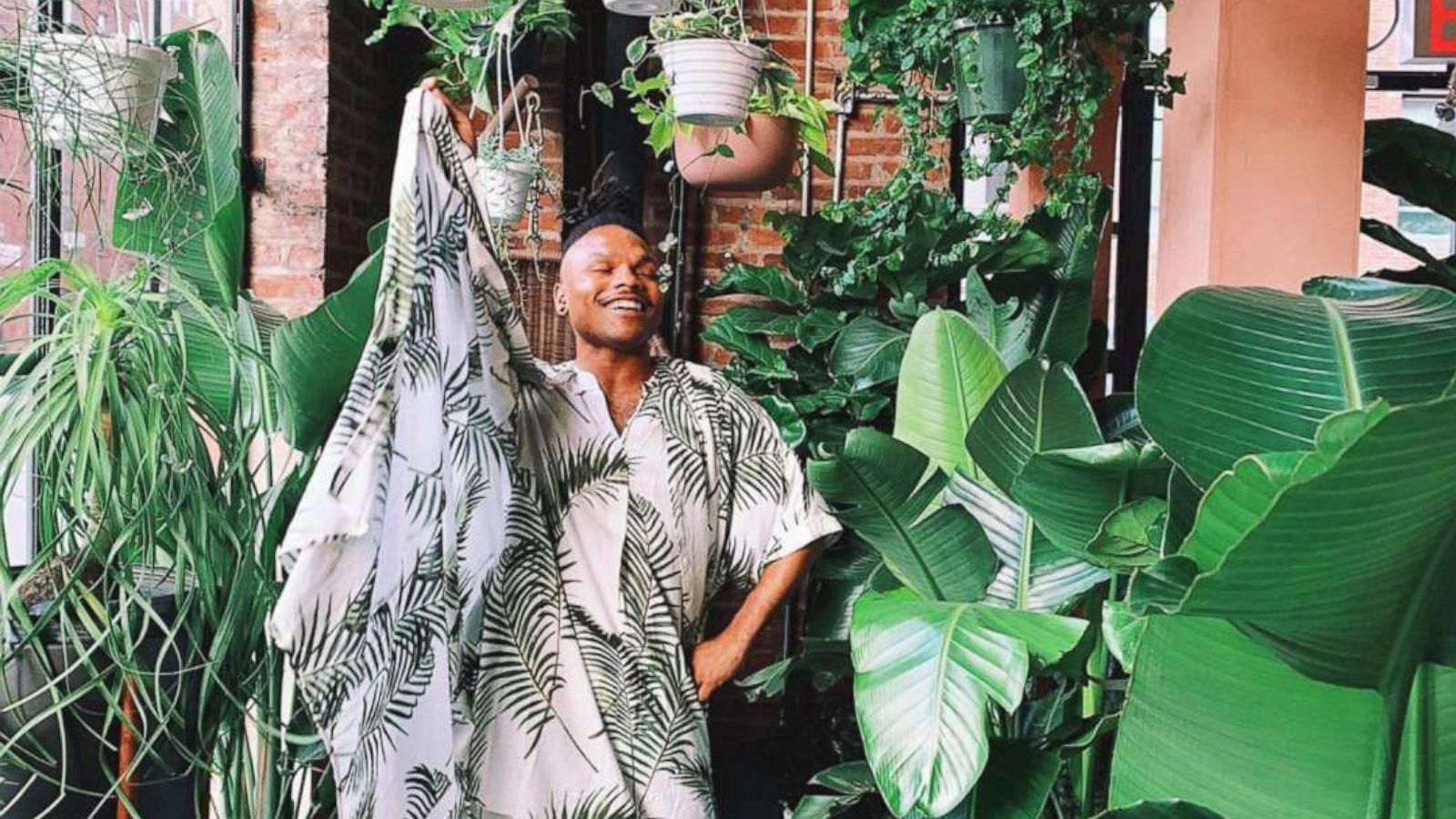 PHOTO: Christopher Griffin, aka "Plant Kween" gave us a tour of some of his favorite plants in his Crown Heights apartment in Brooklyn, New York.