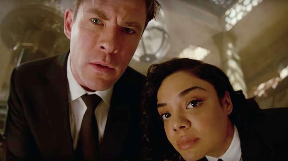 PHOTO: Chris Hemsworth and Tessa Thompson in a scene from "Men in Black: International."