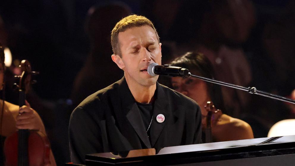 PHOTO: Chris Martin performs onstage during the 67th GRAMMY Awards on Feb. 02, 2025 in Los Angeles.