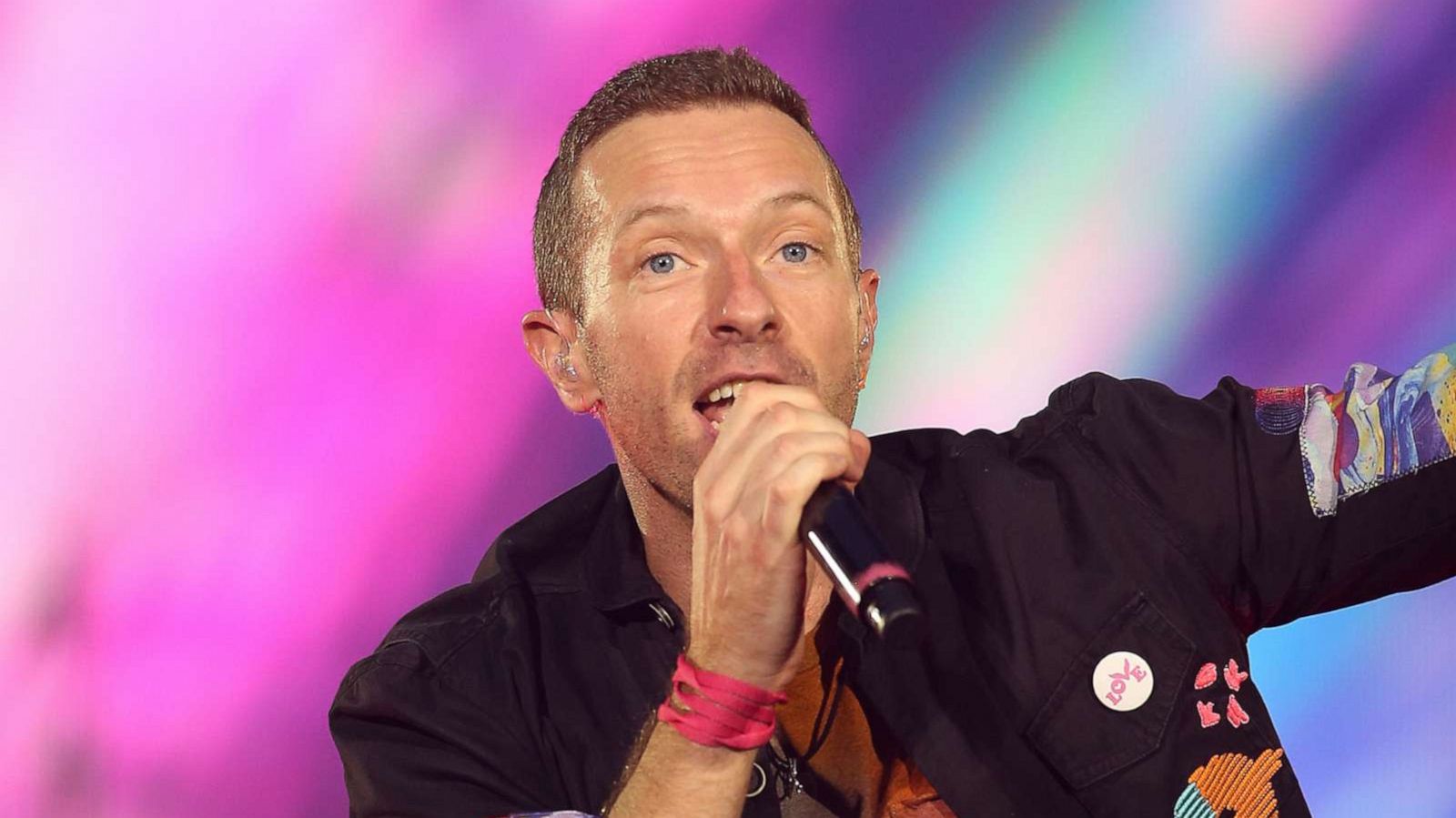 PHOTO: In this Aug. 12, 2022, file photo, Chris Martin of Coldplay performs during the 'Music of the Spheres' World Tour at a sold out Wembley Stadium in London.