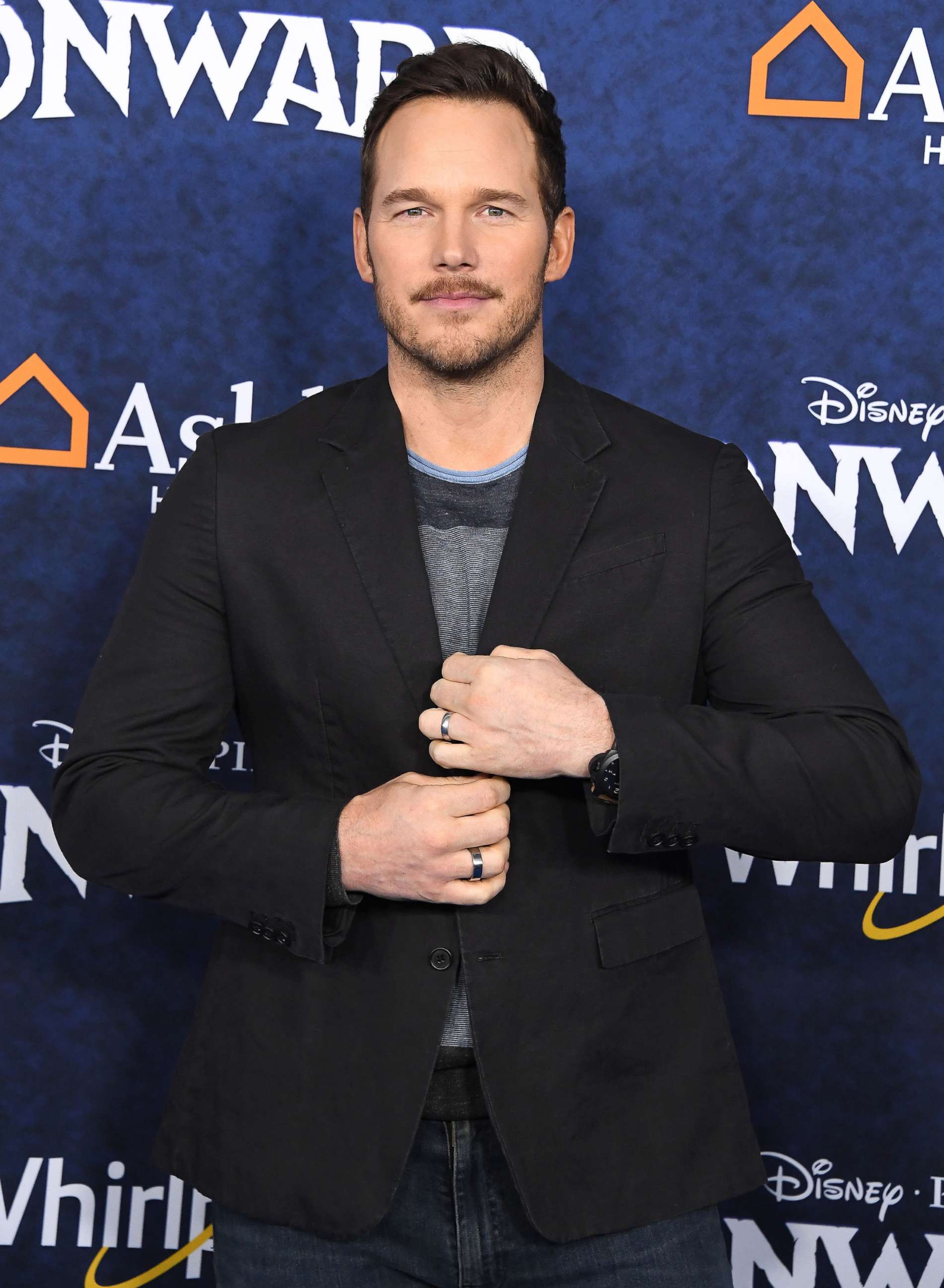 PHOTO: In this Feb. 18, 2020, file photo, Chris Pratt arrives at the Premiere Of Disney And Pixar's "Onward" in Hollywood, Calif.