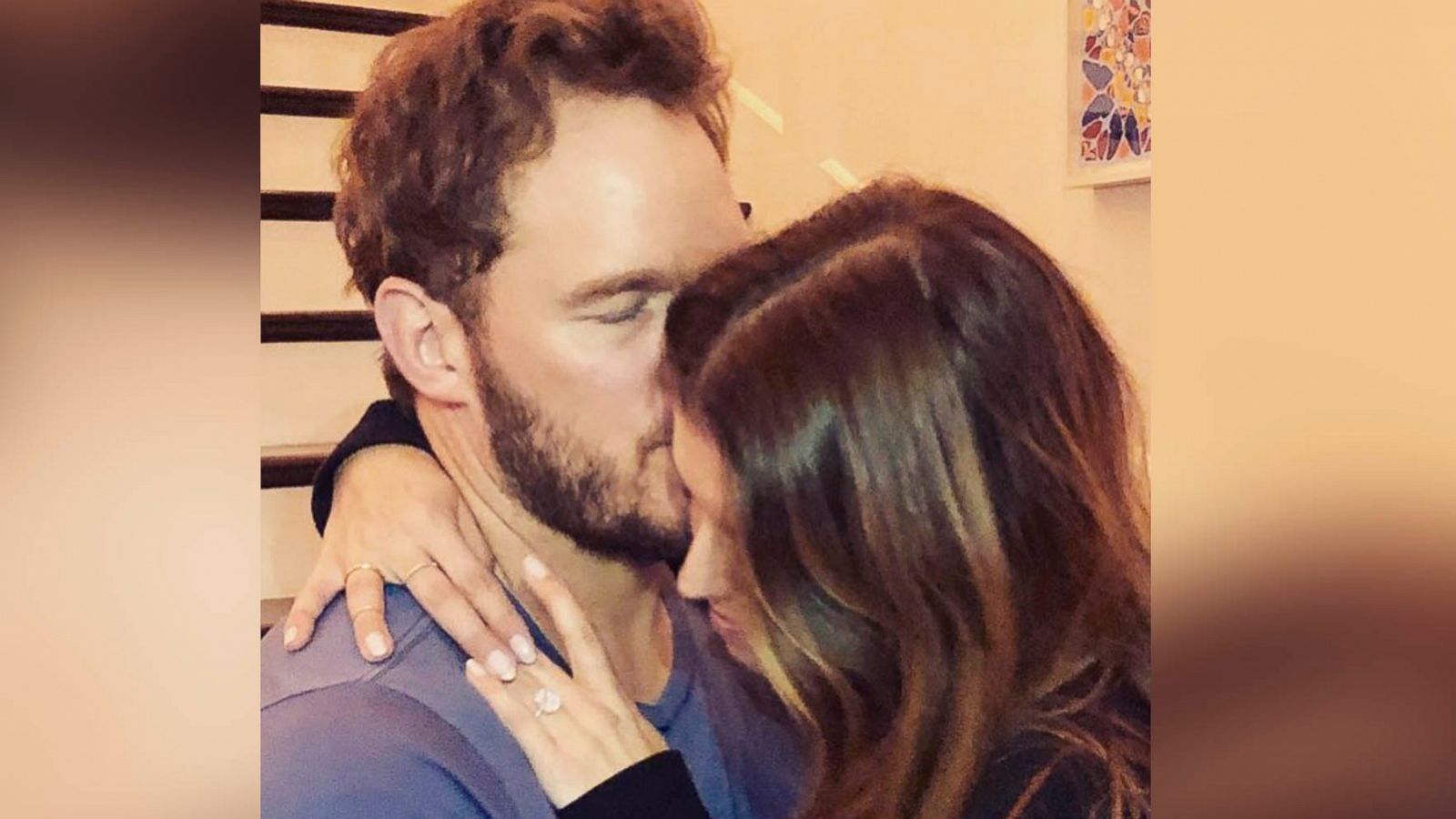 PHOTO: Chris Pratt posted this photo on Instagram with this caption: "Sweet Katherine, so happy you said yes! I’m thrilled to be marrying you. Proud to live boldly in faith with you. Here we go!" Jan. 14, 2019.