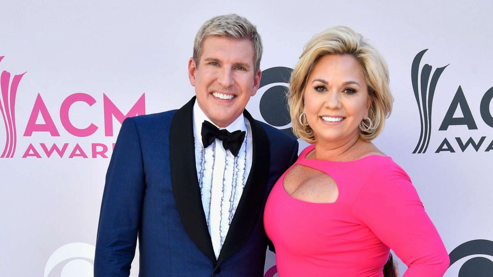 PHOTO: TV personalities Todd Chrisley and Julie Chrisley attend the 52nd Academy Of Country Music Awards at Toshiba Plaza on April 2, 2017 in Las Vegas, Nevada.