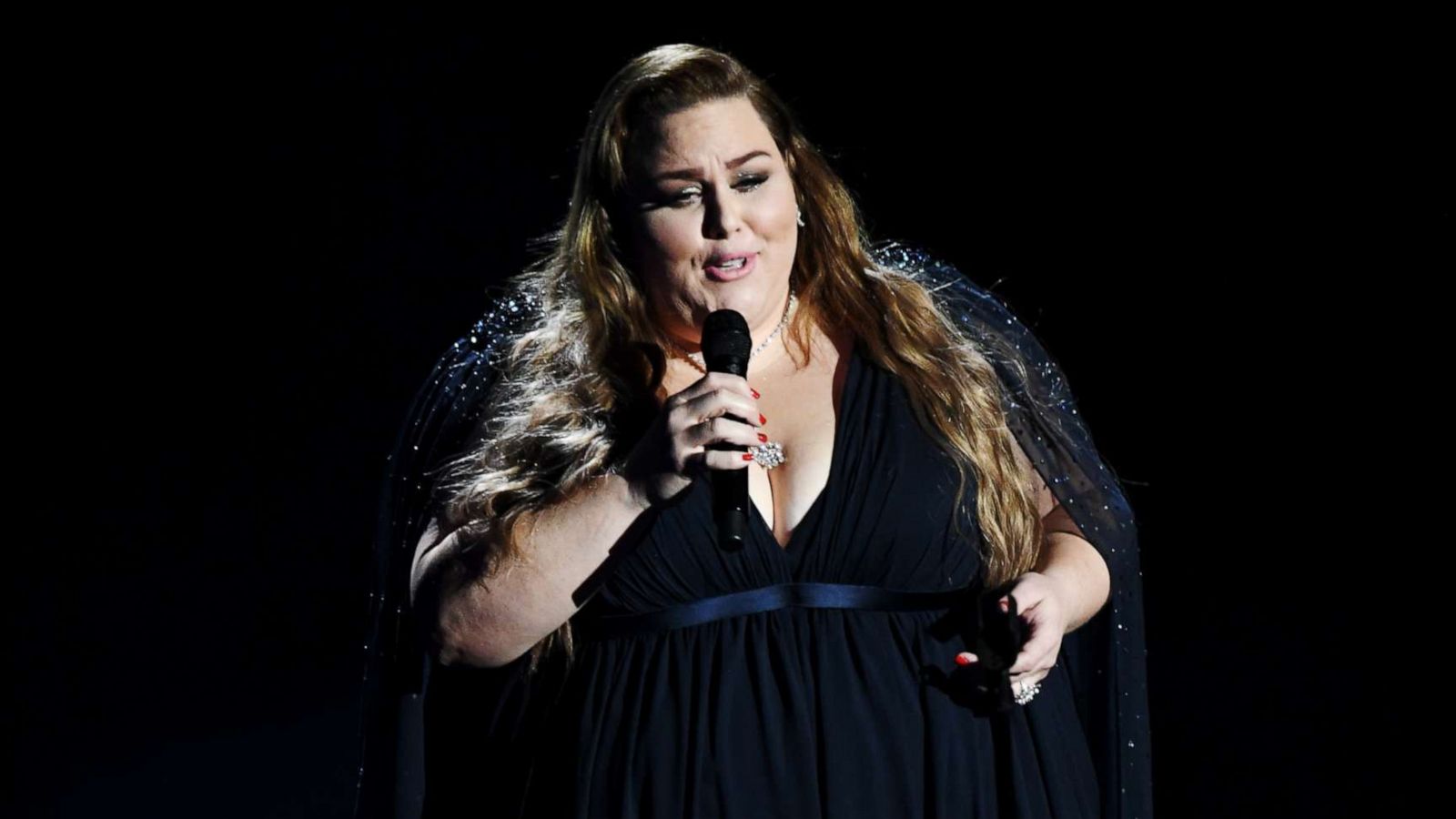 PHOTO: Chrissy Metz performs onstage during the 92nd Annual Academy Awards at Dolby Theatre on Feb. 09, 2020, in Hollywood, Calif.