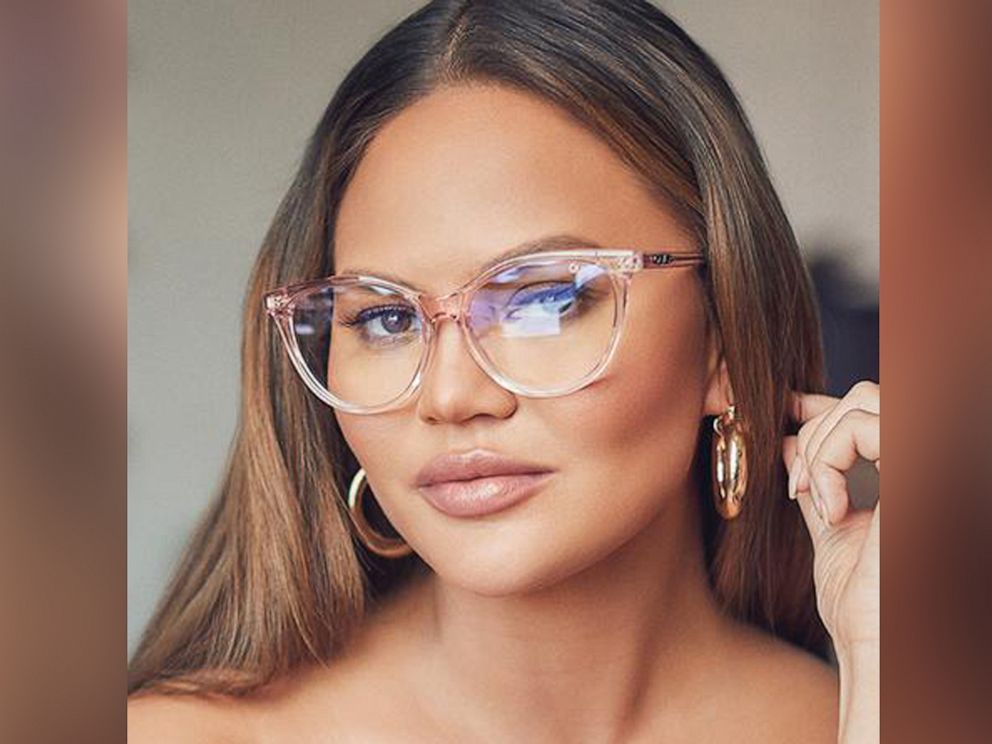 QUAY // ltd ed chrissy teigen collab gold frame smoke lens navigator sunglasses Chrissy Teigen x Quay Collab: 6 Sunnies & Blue Light Glasses  main image 4