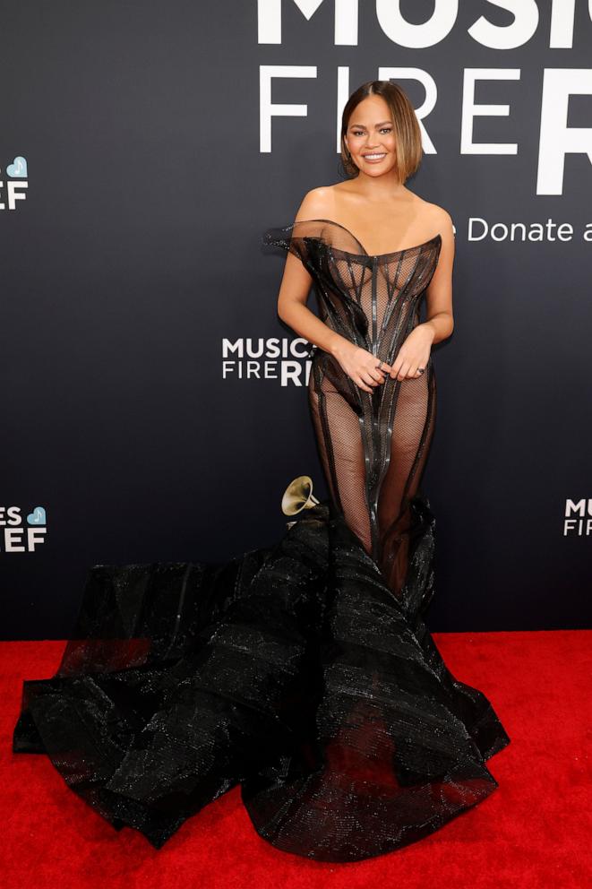 PHOTO: Chrissy Teigen attends the 67th GRAMMY Awards on Feb. 02, 2025 in Los Angeles.