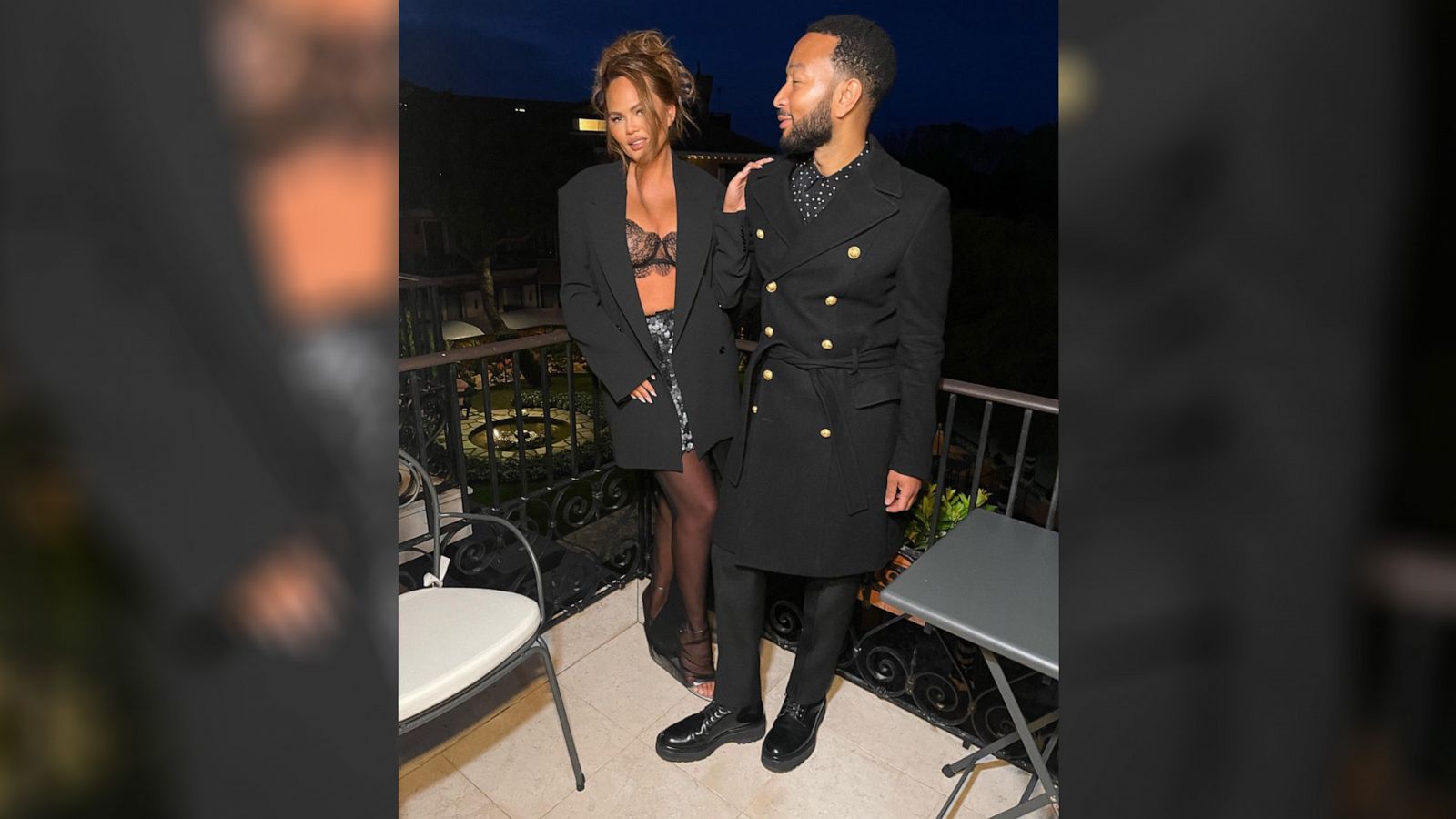 PHOTO: In a post made to her Instagram account, Chrissy Teigen shows off her look for a date night with her husband John Legend.