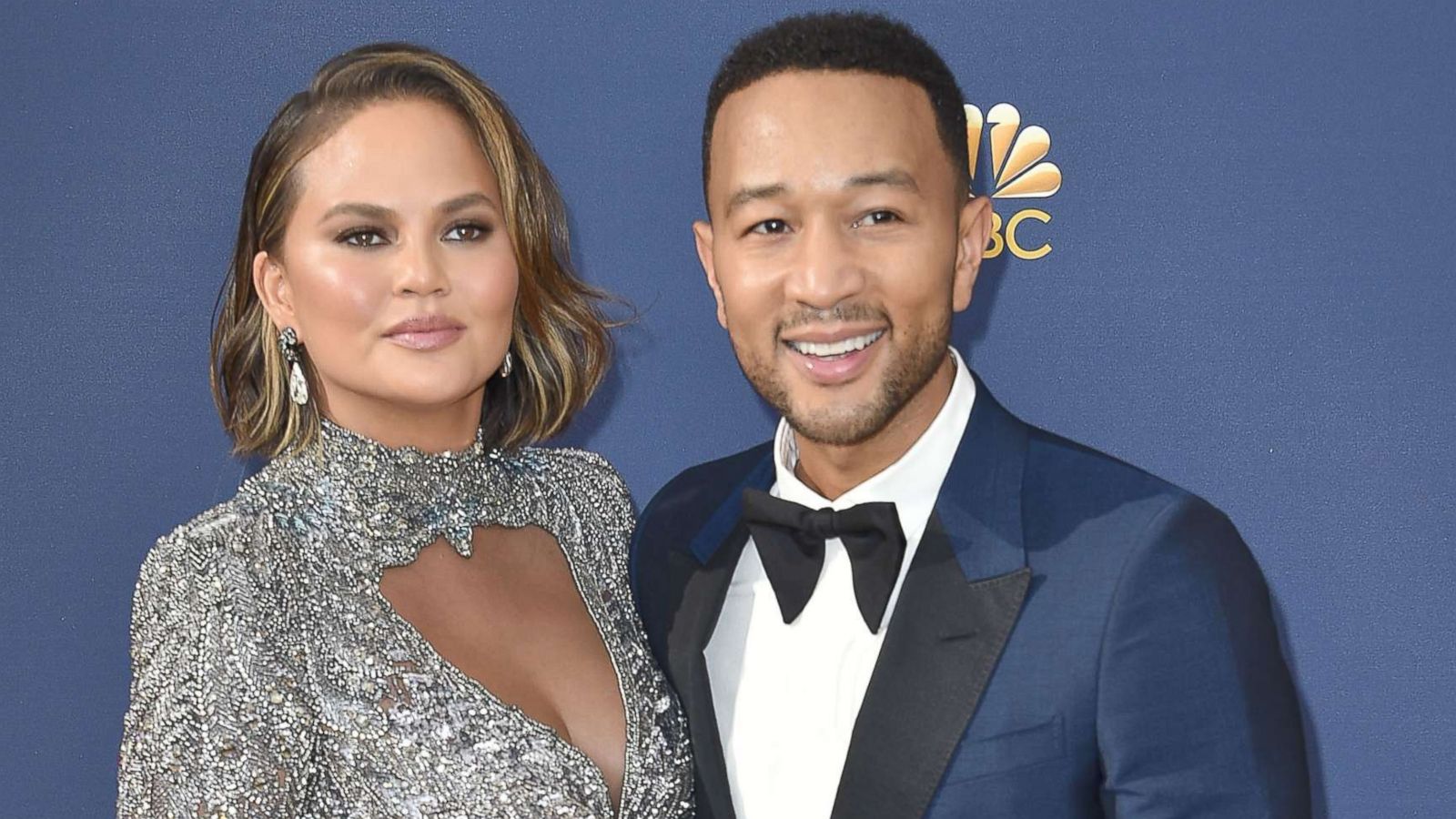 PHOTO: Chrissy Teigen and John Legend attend the 70th Emmy Awards at Microsoft Theater, Sept. 17, 2018, in Los Angeles.