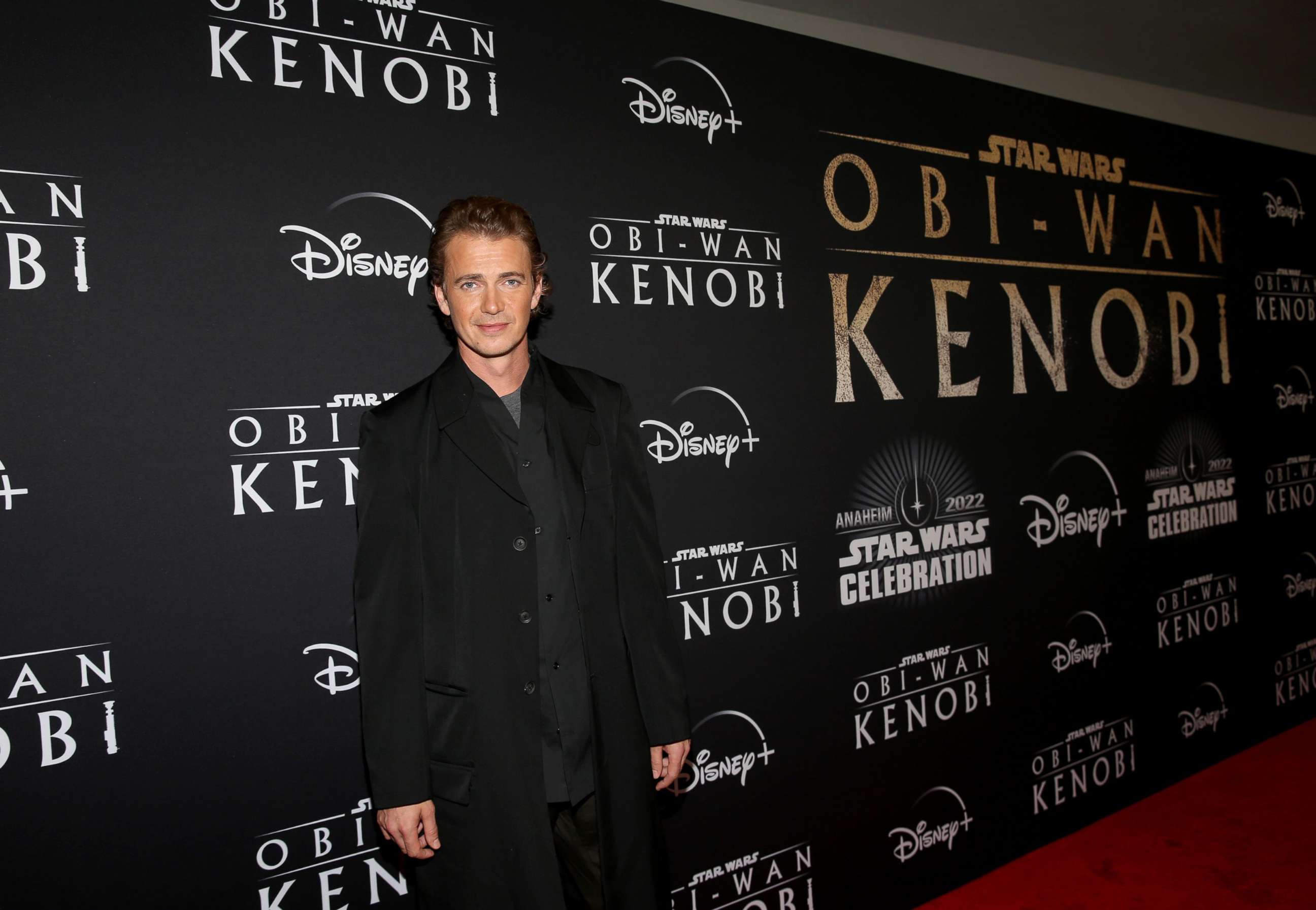 PHOTO: Hayden Christensen attends a premiere of the first two episodes of "Obi-Wan Kenobi" at a Star Wars Celebration in Anaheim, Calif. on May 26, 2022.