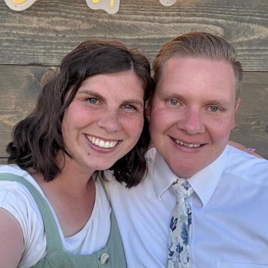 PHOTO: Rebecca Christiansen and her husband are seen in this undated photo.