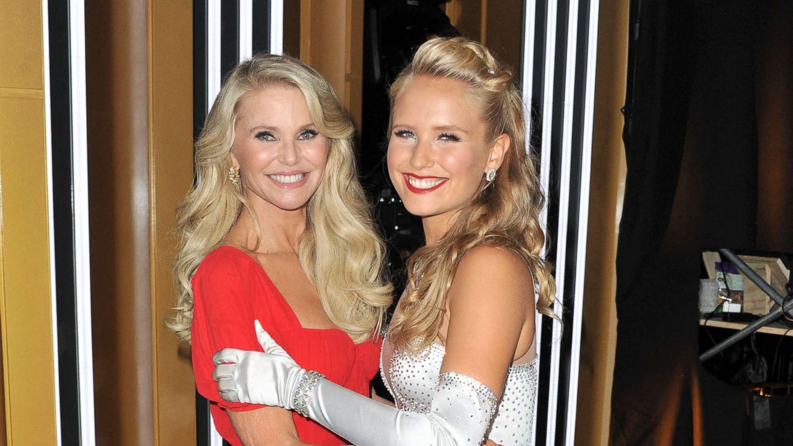 PHOTO: Christie Brinkley (L) and Sailor Lee Brinkley-Cook attend the "Dancing With The Stars" Season 28 show on September 16, 2019 in Los Angeles.