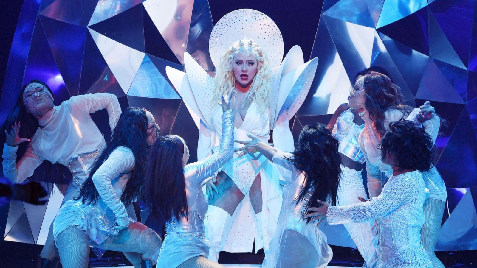 PHOTO: Christina Aguilera performs at the grand opening of her new Las Vegas show: THE XPERIENCE at Planet Hollywood Resort & Casino, June 1, 2019, in Las Vegas.