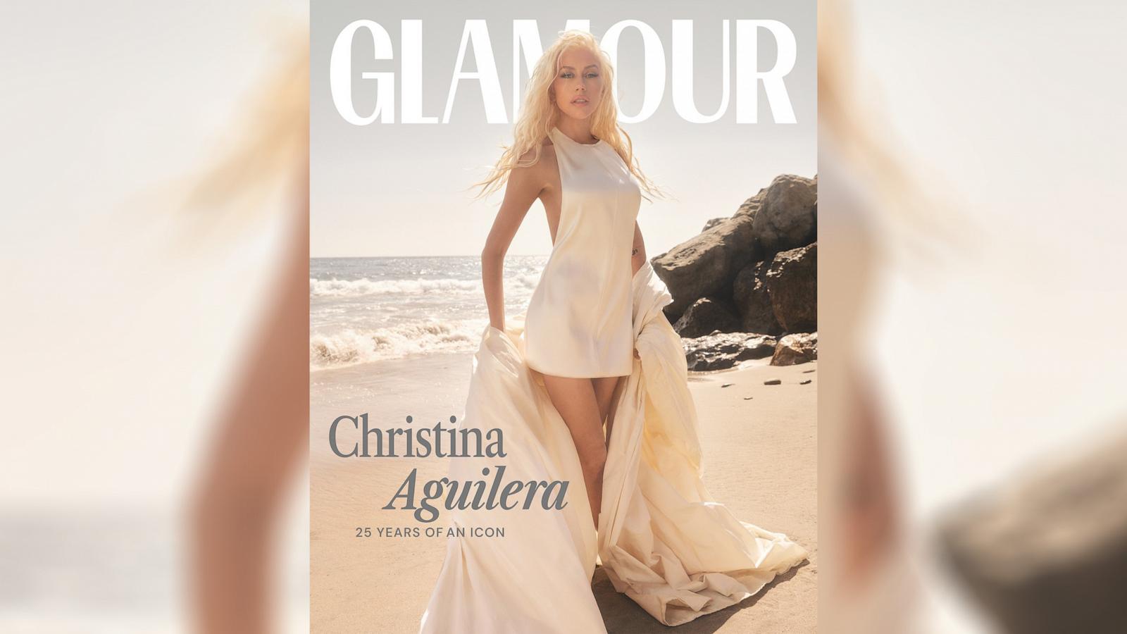 PHOTO: Christina Aguilera appears on the cover of Glamour's August issue.