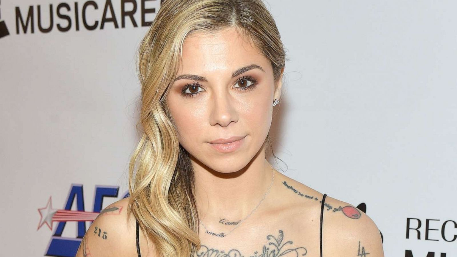 PHOTO: Christina Perri attends MusiCares Person of the Year honoring Dolly Parton in Los Angeles, Feb. 8, 2019.