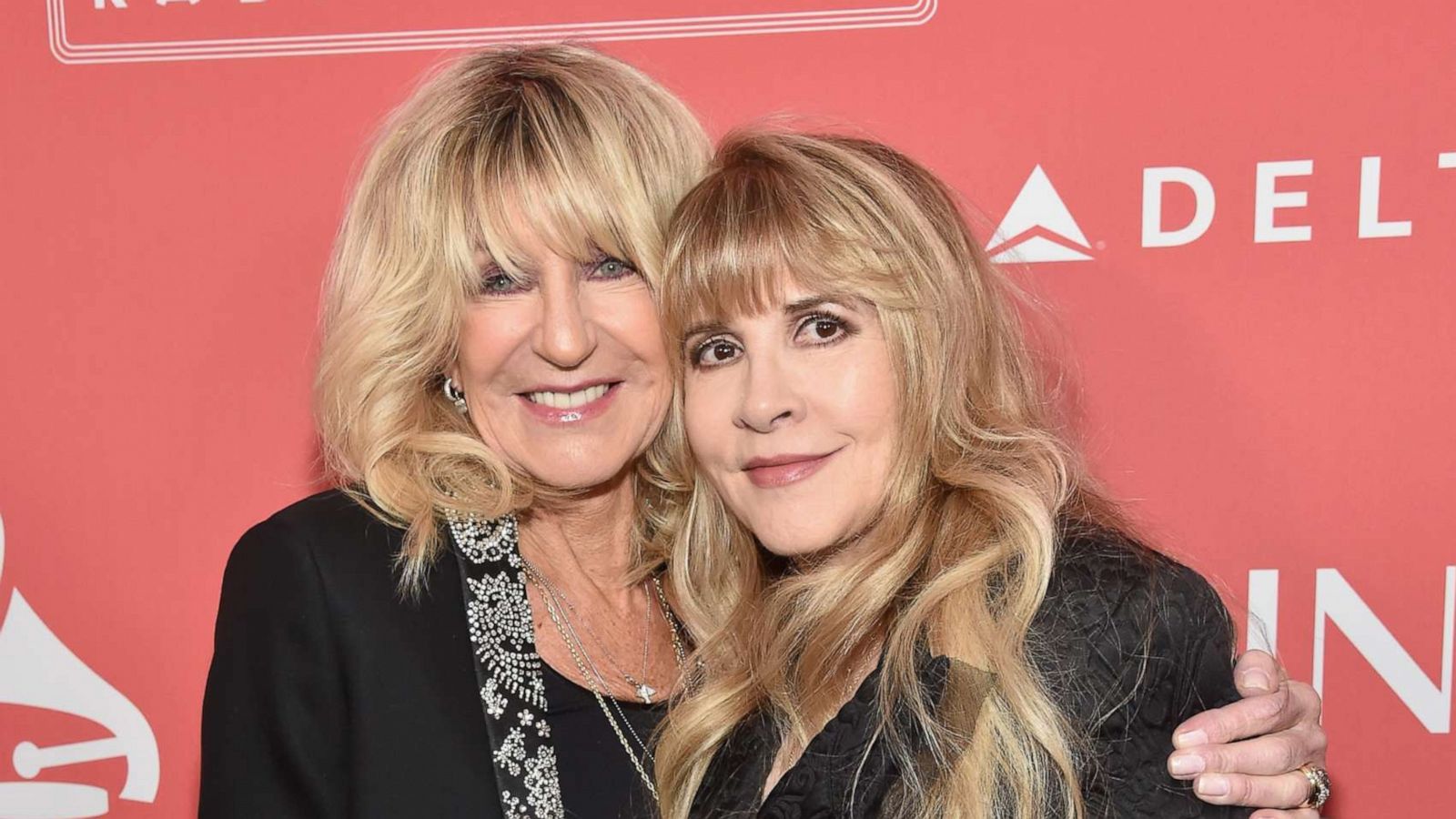 PHOTO: In this Jan. 26, 2018, file photo, Christine McVie and Stevie Nicks attend MusiCares Person of the Year honoring Fleetwood Mac, at Radio City Music Hall in New York.