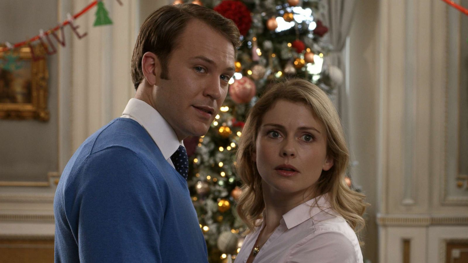 PHOTO: Rose McIver and Ben Lamb star in the 2018 film, "A Christmas Prince: The Royal Wedding."