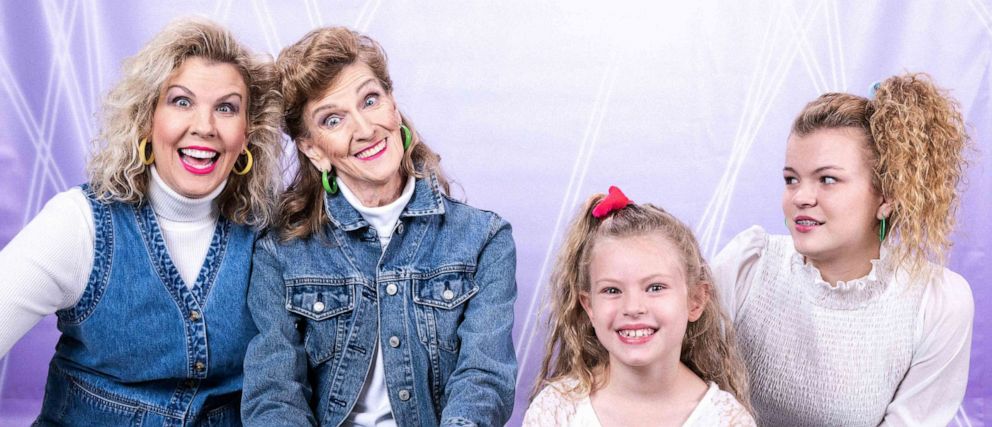 PHOTO: Cindy Simmons and her mother, Momma Jane, were photographed for their family’s Christmas photo.