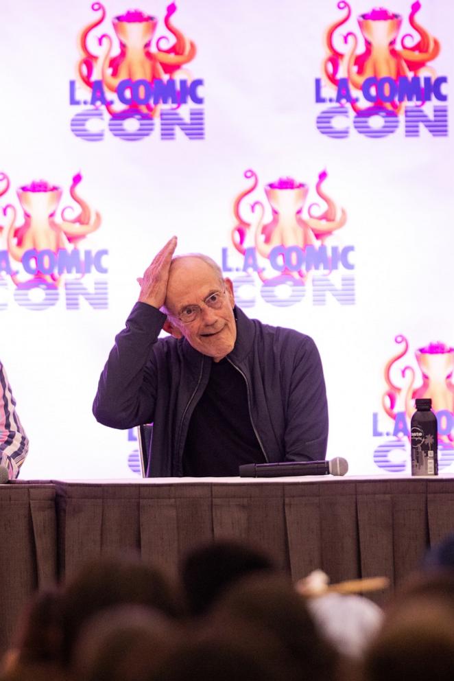 PHOTO: Christopher Lloyd attended the "Back to the Future" panel at L.A. Comic Con.