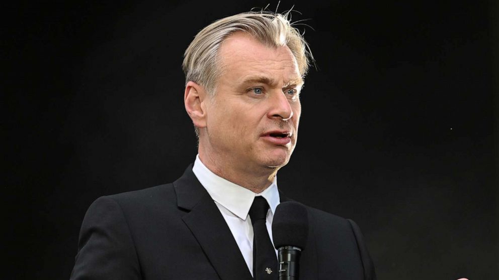 PHOTO: Director Christopher Nolan attends the UK Premiere of "Oppenheimer" at Odeon Luxe Leicester Square on July 13, 2023, in London,.