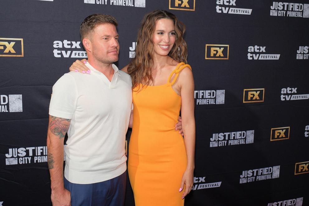 PHOTO: Brendan Rooney and Christy Carlson Romano attend the opening night of the 2023 ATX TV Festival at Stateside in Austin, Texas, June 01, 2023. 