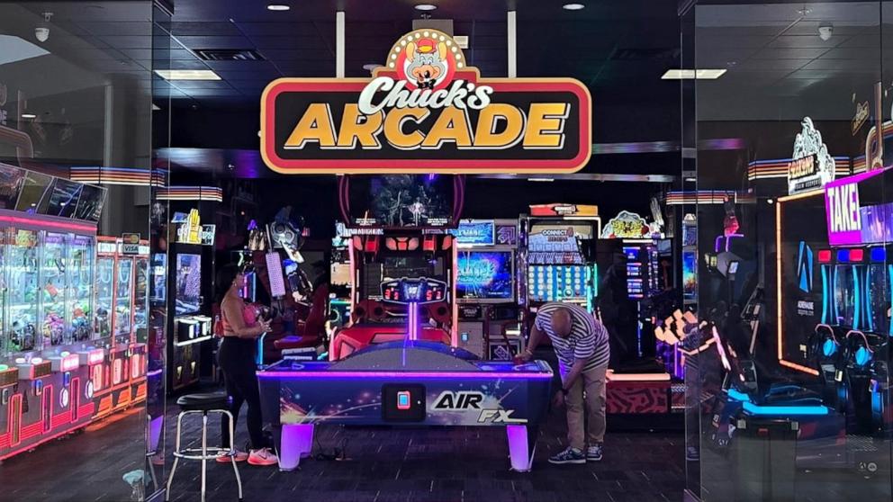 PHOTO: Chuck E. Cheese is introducing Chuck’s Arcade, a new entertainment center made specifically for adults.