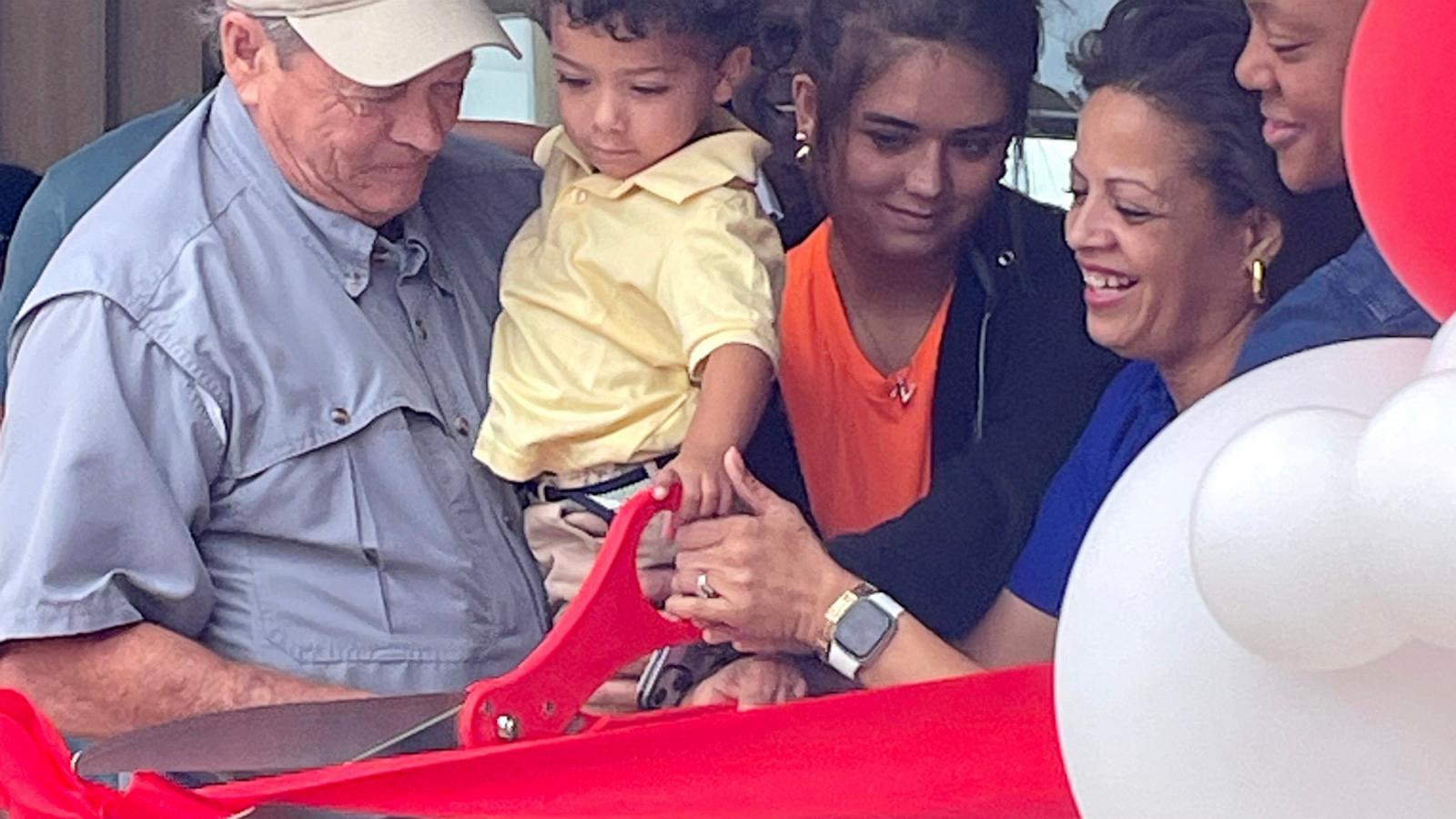 PHOTO: Chuck's Dairy Bar owner Tracy Harden welcomed the Rolling Fork, Mississippi community back to the beloved diner for the first time since it was hit by a devastating EF-4 tornado that hit in 2023.